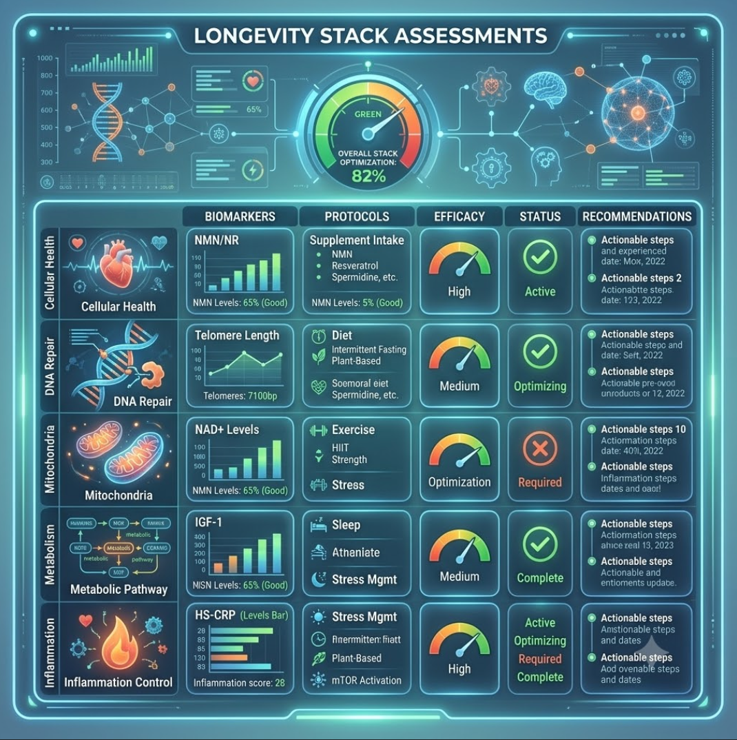 Longevity Stack Questionnaire & Assessment
